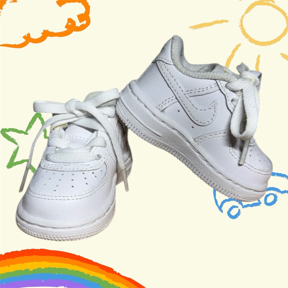 Kids White Sneakers Nike